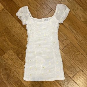Princess Polly White Daisy Bodycon Dress